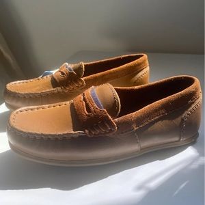 Boys Zara leather slides size 11